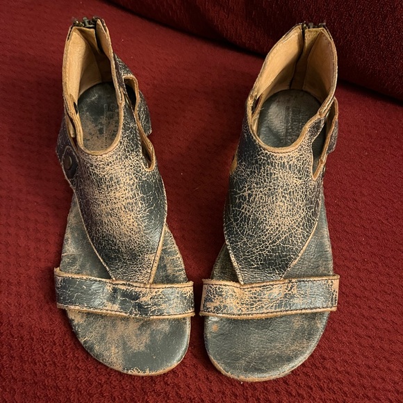 BED|STU Shoes - Bed Stu Distressed Leather Sandals